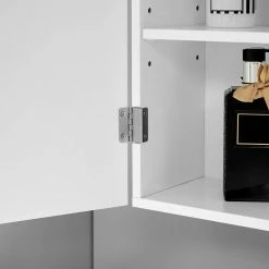 VASAGLE Hängeschrank »BBC320W01« Badezimmerschrank Wandschrank Aufbewahrungsschrank mattweiß -Vasagleaus Geschaft 01d67c3b bff9 4990 b885 e5a9f5929d00