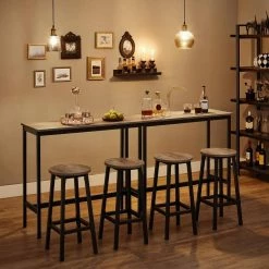 VASAGLE Barhocker »LBC32X LBC032B02«, 2er Set Barstühle, Höhe 65 cm, rund, einfache Montage, Industriestil Greige-schwarz, Vintage 19 VASAGLE Barhocker »LBC32X LBC032B02«, 2er Set Barstühle, Höhe 65 cm, rund, einfache Montage, Industriestil Greige-schwarz, Vintage -Vasagleaus Geschaft 038a4ffa 2f77 4dd4 b84a 4cd5d9062e9f