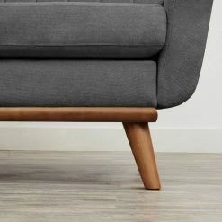 VASAGLE 3-Sitzer »LCS030«, Couch für Wohnzimmer, Beine aus Massivholz, Mid-Century Stil, 191 x 80,5 x 86 cm Beige, Grau -Vasagleaus Geschaft 06f713e9 0acb 4118 bd6b e1b1a83cee14