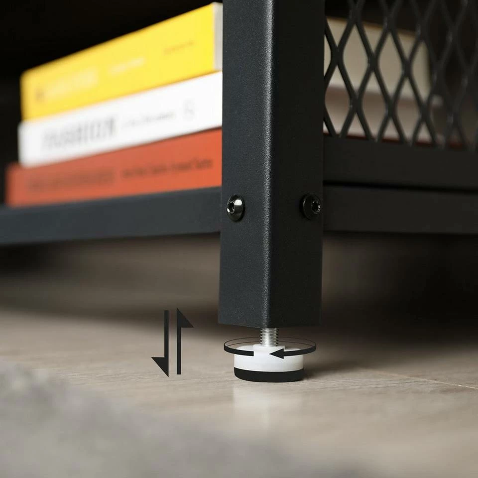 VASAGLE Lowboard »LTV50BX LTV40BX«, großer Fernsehtisch, TV-Schrank, Konsolentisch, 140/100 x 40 x 51,5 cm (L x B x H), Schlafzimmer, Wohnzimmer, Vintage 18 VASAGLE Lowboard »LTV50BX LTV40BX«, großer Fernsehtisch, TV-Schrank, Konsolentisch, 140/100 x 40 x 51,5 cm (L x B x H), Schlafzimmer, Wohnzimmer, Vintage – Bild 16