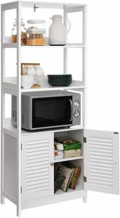 VASAGLE Badkommode »BBC82WT«, Badschrank, Bücherregal, 60 x 32,5 x 154 cm, mattweiß 13 VASAGLE Badkommode »BBC82WT«, Badschrank, Bücherregal, 60 x 32,5 x 154 cm, mattweiß -Vasagleaus Geschaft 0834c0cd 382d 4759 8d6f 79d7db03d461