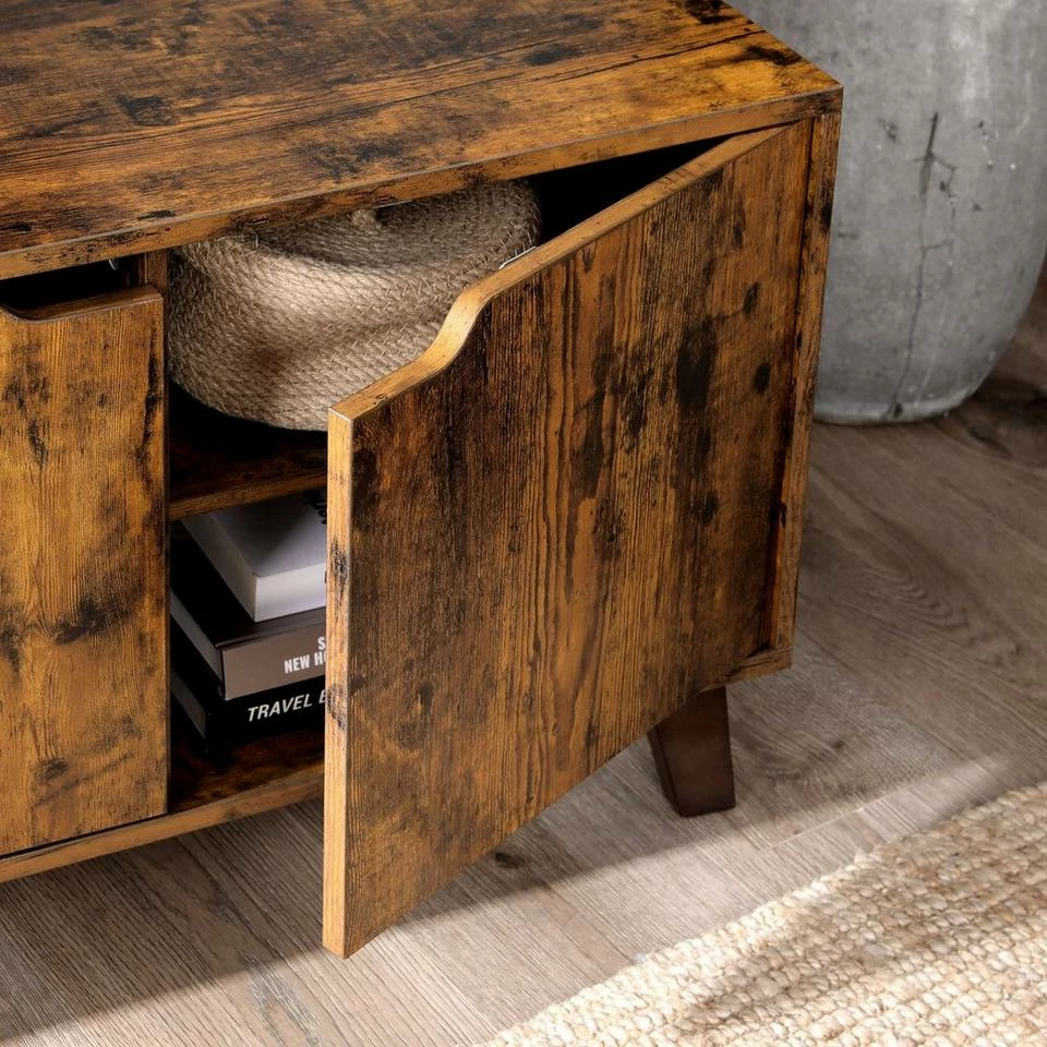 VASAGLE Lowboard »LTV027X01«, TV-Schrank, Fernsehtisch, TV-Regal für Fernseher bis zu 60 Zoll, mit verstellbaren Ablagen 8 VASAGLE Lowboard »LTV027X01«, TV-Schrank, Fernsehtisch, TV-Regal für Fernseher bis zu 60 Zoll, mit verstellbaren Ablagen – Bild 6