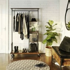 VASAGLE Kleiderständer »HSR66BX«, Schwerlast Garderobenständer auf Rollen, vintage -Vasagleaus Geschaft 0ab838c3 6078 4383 be9e ba1ebb1d26f1