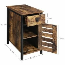VASAGLE Nachtschrank »LET066B01« Beistelltisch, 30 cm Nachtschrank für kleine Räume, mit Schublade, vintage -Vasagleaus Geschaft 0f271da5 2695 4b79 b2b8 c15d27741791