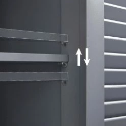 VASAGLE Badkommode »BBC40/040«, Badezimmerschrank, Badezimmerregal, Aufbewahrungsregal, mit 2 Türen Grau, Weiß 34 VASAGLE Badkommode »BBC40/040«, Badezimmerschrank, Badezimmerregal, Aufbewahrungsregal, mit 2 Türen Grau, Weiß -Vasagleaus Geschaft 107e4651 d32e 422a a97e a806c4e706a6