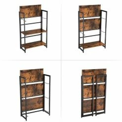 VASAGLE Standregal »LLS66X LLS88X«, Standregal, Bücherregal, Klappregal, vintage -Vasagleaus Geschaft 10b82be0 15f8 4ba9 bd2c e6ba1642f33c