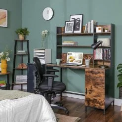 VASAGLE Computertisch »LWD65X«, Schreibtisch mit Regalaufsatz, mit Schrank und Schublade, vintagebraun-schwarz 12 VASAGLE Computertisch »LWD65X«, Schreibtisch mit Regalaufsatz, mit Schrank und Schublade, vintagebraun-schwarz -Vasagleaus Geschaft 11d3ef80 40f4 4a7c bdcc 61a1e5b8d55a