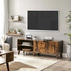 VASAGLE Lowboard »LTV027X01«, TV-Schrank, Fernsehtisch, TV-Regal für Fernseher bis zu 60 Zoll, mit verstellbaren Ablagen