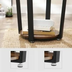 VASAGLE Beistelltisch »LET57X«, Nachttisch, Kaffeetisch, Runder Sofatisch, vintage 12 VASAGLE Beistelltisch »LET57X«, Nachttisch, Kaffeetisch, Runder Sofatisch, vintage -Vasagleaus Geschaft 145da87b 6cdf 4371 a379 b3e5f0972576