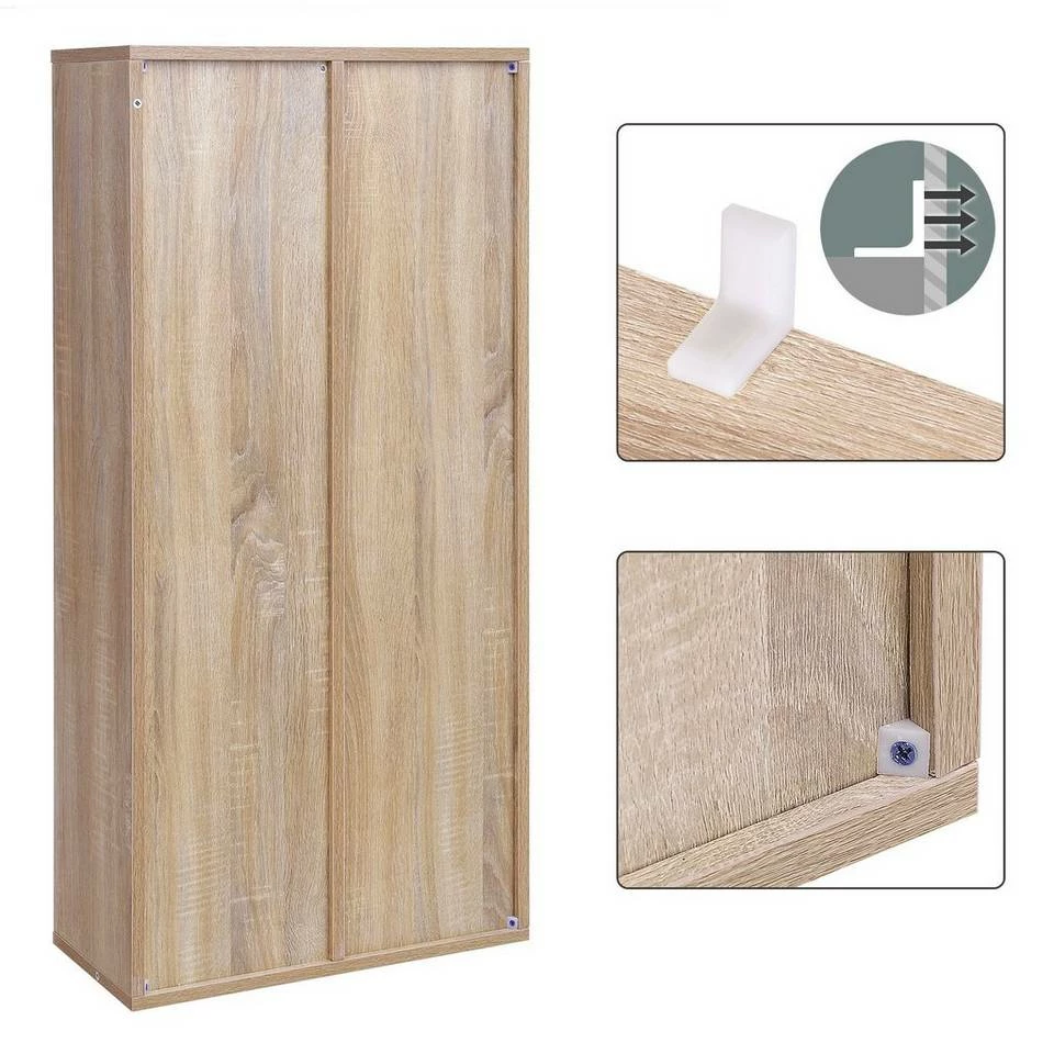 VASAGLE Bücherregal »LBC27NL LBC27WT LBC27BX«, Würfelregal, Standregal, eichefarben Natur, Vintage, Weiß 7 VASAGLE Bücherregal »LBC27NL LBC27WT LBC27BX«, Würfelregal, Standregal, eichefarben Natur, Vintage, Weiß – Bild 5