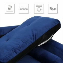 VASAGLE 3-Sitzer »LCS001«, Bezug aus Samt, Metallbeine, Klassisch bis modern, einfacher Aufbau, 183 x 78 x 88 cm Blau, Grau, Petrolfarben, Rosa -Vasagleaus Geschaft 1750ab71 e460 4c85 847f a2e15eb8c2e3