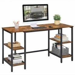 VASAGLE Schreibtisch »LWD54X«, Bartisch, Bürotisch, Computertisch, große Tischoberfläche, Arbeitszimmer, 137 x 55 x 75 cm, vintage -Vasagleaus Geschaft 1af3ef9d b5e7 442a 91df eb7452f4c4f5