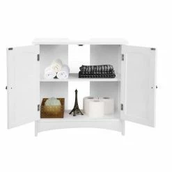 VASAGLE Waschbeckenunterschrank »BBC01WT BBC001G01« Unterschrank, 60 x 60 x 30 cm, Landhausstil Grau, Wei&szlig; -Vasagleaus Geschaft 2163e174 b172 4b96 b6a7 9251621ebbb5