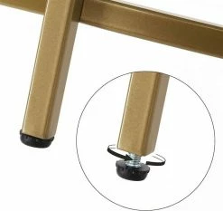 VASAGLE Beistelltisch »LGT20G/020B01«, Beistelltisch rund, kleiner Couchtisch, Glastisch mit Metallgestell, Nachttisch, Sofatisch Gold, Ros&eacute;gold, Schwarz -Vasagleaus Geschaft 217ba812 7feb 4af9 a798 4d3a86034648