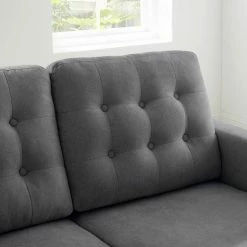 VASAGLE 3-Sitzer »LCS101«, Couch fürs Wohnzimmer, Polyester, 177 x 72 x 86 cm (L x B x H) Beige, Grau -Vasagleaus Geschaft 222e239a 5933 448f beba a0f5744864dd