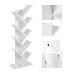 VASAGLE Bücherregal »LBC11BX LBC11WTV1«, Standregal mit 8 Ebenen, in Baumform, für Wohnzimmer, Homeoffice und Büro Vintage, Weiß 22 VASAGLE Bücherregal »LBC11BX LBC11WTV1«, Standregal mit 8 Ebenen, in Baumform, für Wohnzimmer, Homeoffice und Büro Vintage, Weiß -Vasagleaus Geschaft 2352a63e 699c 42ff 8728 3ed5772a61be