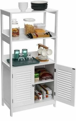 VASAGLE Badkommode »BBC81WT«, Hochschrank, Bücherregal, 60 x 32,5 x 122 cm, weiß 11 VASAGLE Badkommode »BBC81WT«, Hochschrank, Bücherregal, 60 x 32,5 x 122 cm, weiß -Vasagleaus Geschaft 24f04309 2d29 4245 b428 641992fa325a