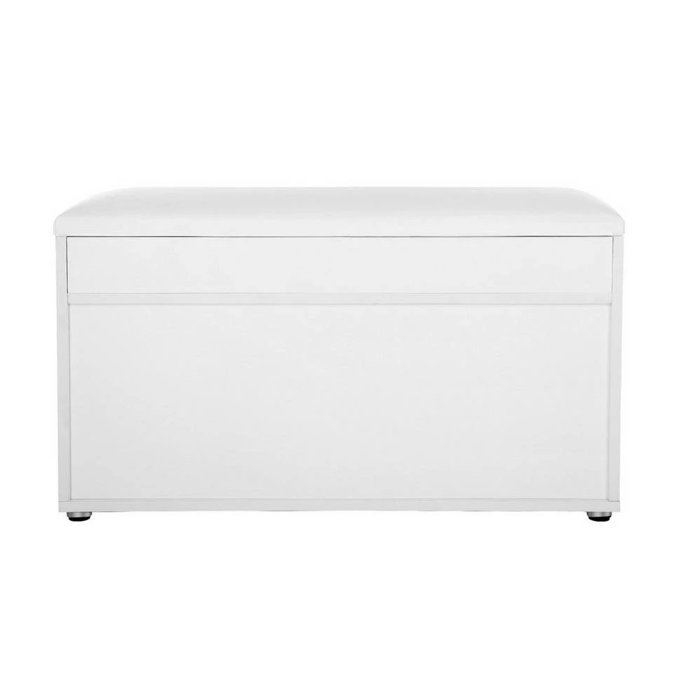 VASAGLE Schuhbank »LHS30«, Sitzbank, gepolstert, 3 offene Fächer, mit Stauraum, bis 150 kg belastbar Vintage, Weiß 11 VASAGLE Schuhbank »LHS30«, Sitzbank, gepolstert, 3 offene Fächer, mit Stauraum, bis 150 kg belastbar Vintage, Weiß – Bild 9