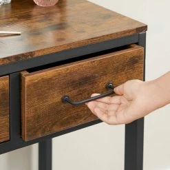 VASAGLE Schminktisch »RVT004B01«, Frisiertisch, Kosmetiktisch mit 3-teiligem Klappspiegel und Hocker, 3 Schubladen, Föhnhalter 15 VASAGLE Schminktisch »RVT004B01«, Frisiertisch, Kosmetiktisch mit 3-teiligem Klappspiegel und Hocker, 3 Schubladen, Föhnhalter -Vasagleaus Geschaft 29444ca6 7452 4840 a631 6e252b2b9ef0