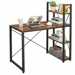 VASAGLE Schreibtisch »LWD48X«, Computertisch, 120 cm langer, Regalböden rechts oder links, Bürotisch, einfache Montage, stabil, Industrie-Design 17 VASAGLE Schreibtisch »LWD48X«, Computertisch, 120 cm langer, Regalböden rechts oder links, Bürotisch, einfache Montage, stabil, Industrie-Design -Vasagleaus Geschaft 2a486024 1c1e 4cd1 bbf6 5189a6ecf464