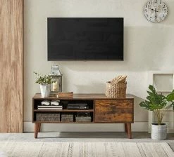 VASAGLE Lowboard »LTV09 LTV120«, Retro TV-Regal, Fernsehtisch, Fernsehschrank, 110/120 x 40 x 49 cm Greige, Vintage, Weiß 55 VASAGLE Lowboard »LTV09 LTV120«, Retro TV-Regal, Fernsehtisch, Fernsehschrank, 110/120 x 40 x 49 cm Greige, Vintage, Weiß -Vasagleaus Geschaft 2c49e855 bac8 4bbb b58c 121186b94a74