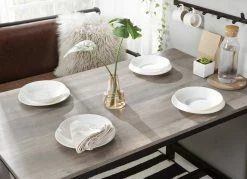 VASAGLE Bartisch »LBT15« (Set, 3-St., mit 2 Barhockern), Bartisch-Set, Esstisch, 120 x 60 x 90 cm, vintage/greige-schwarz Grau -Vasagleaus Geschaft 2d6e02f4 4c73 44b5 b710 3f6d1bebf1a8