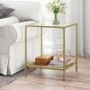 VASAGLE Beistelltisch »LGT030W01 LGT030A01«, Couchtisch mit 2 Ebenen, aus Hartglas, Gold-Transparent -Vasagleaus Geschaft 31c31dd4 5a01 4240 8954 0cedf72989cc