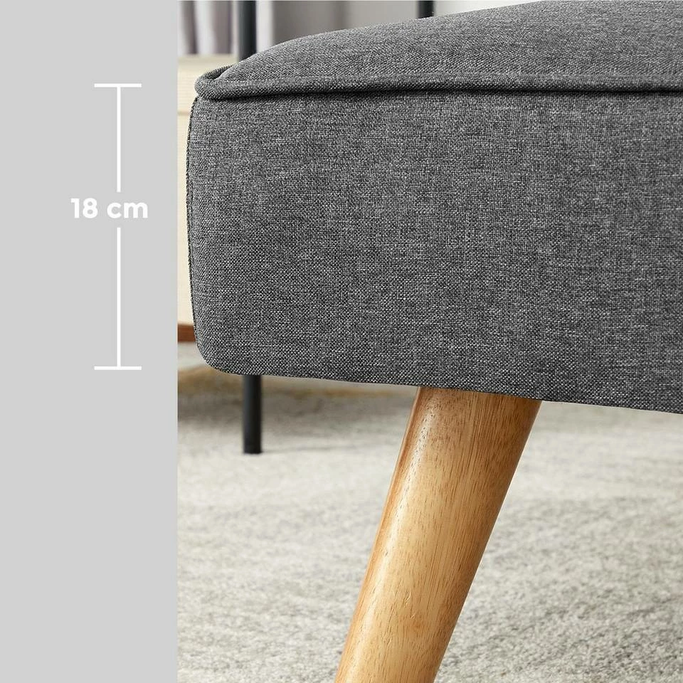 VASAGLE Schlafsofa »LCS701«, Schlafcouch, Bettsofa, 175 x 83 x 76 cm, Ausklappsofa, Wohnheim, grau Beige 11 VASAGLE Schlafsofa »LCS701«, Schlafcouch, Bettsofa, 175 x 83 x 76 cm, Ausklappsofa, Wohnheim, grau Beige – Bild 10