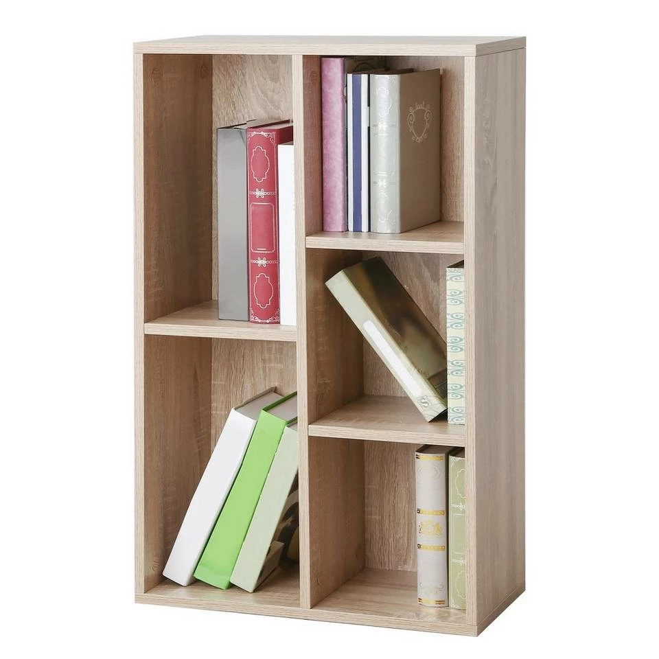 VASAGLE Bücherregal »LBC25WT LBC25NL«, Bücherschrank, 50 x 80 x 24 cm, eiche hell Natur, Weiß 5 VASAGLE Bücherregal »LBC25WT LBC25NL«, Bücherschrank, 50 x 80 x 24 cm, eiche hell Natur, Weiß – Bild 3