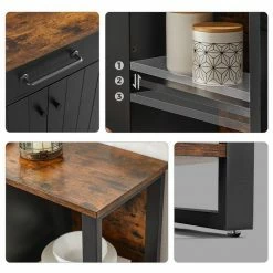 VASAGLE Konsolentisch »LSC103B01«, Sideboard mit Schublade, Türen, Metallgestell, für Wohnzimmer, Flur, vintage 15 VASAGLE Konsolentisch »LSC103B01«, Sideboard mit Schublade, Türen, Metallgestell, für Wohnzimmer, Flur, vintage -Vasagleaus Geschaft 34102e33 22d5 4866 aedc e9f68290672b