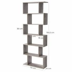 VASAGLE Bücherregal »LBC61BX LBC61WT LBC061M01 LBC41BX«, Standregal, Würfelregal, 4 Fächer, vintage Grau, Wei&szlig; -Vasagleaus Geschaft 348f3a76 ae80 4c29 9927 493921992649