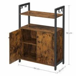 VASAGLE Badkommode »LSC602B01«, Küchenschrank, Badschrank, Beistellschrank mit Ablage, Industrie-Design, vintage -Vasagleaus Geschaft 34eaa06a 33a5 4567 9f52 7f7e07dac912