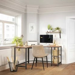 VASAGLE Schreibtisch »LWD72X LWD72MB«, L-förmiger Computertisch, Eckschreibtisch, greige Vintage 26 VASAGLE Schreibtisch »LWD72X LWD72MB«, L-förmiger Computertisch, Eckschreibtisch, greige Vintage -Vasagleaus Geschaft 3a1121dd c849 457c 9965 a74e686c9d74