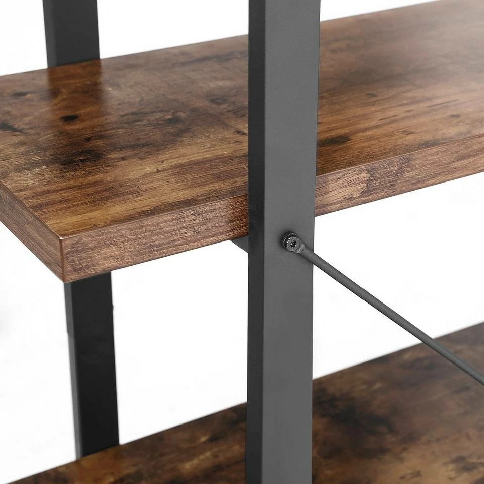 VASAGLE Bücherregal »LLS55BX LLS54BX LLS055B02«, stabiles Standregal, Wohnzimmerregal, vintage Greige-Schwarz 24 VASAGLE Bücherregal »LLS55BX LLS54BX LLS055B02«, stabiles Standregal, Wohnzimmerregal, vintage Greige-Schwarz – Bild 22