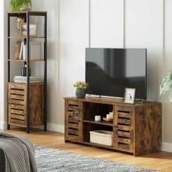 VASAGLE Lowboard »LTV102X01«, TV-Schrank, TV-Regal, mit offene Fächer, verstellbare Ablagen, für Fernseher bis zu 43 Zoll -Vasagleaus Geschaft 4044ca98 fec0 4d47 86f4 5a2f784f6f7a