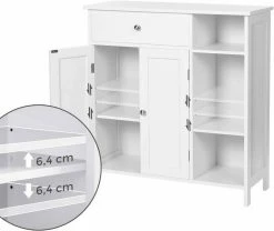 VASAGLE Kommode »BBC142W01«, Sideboard Badezimmerschrank, Badschrank, weiß -Vasagleaus Geschaft 41cb065b 1e85 427e 8855 8a07dc2f106d