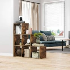 VASAGLE Raumteiler »LBC10 LBC63«, Bücherregal, Würfelregal, Leiterregal, Treppenregal, freistehend, für Büro, Wohnzimmer, Schlafzimmer Vintage, Weiß -Vasagleaus Geschaft 4413c501 80f8 40bf abc9 5f797efd3665