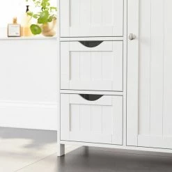 VASAGLE Badkommode »LHC41«, Badschrank, Beistellschrank, Kommode, 55 x 30 x 81 cm Grau, Wei&szlig; -Vasagleaus Geschaft 44615066 e5ae 4a8a a8af 2aa1ac950591