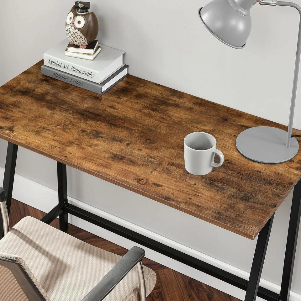 VASAGLE Schreibtisch »LWD40X LWD040B02«, Computertisch, Büro, Arbeitszimmer, einfacher Aufbau, Industrie-Design, 100 x 50 x 75 cm Grau, Vintage 7 VASAGLE Schreibtisch »LWD40X LWD040B02«, Computertisch, Büro, Arbeitszimmer, einfacher Aufbau, Industrie-Design, 100 x 50 x 75 cm Grau, Vintage – Bild 5