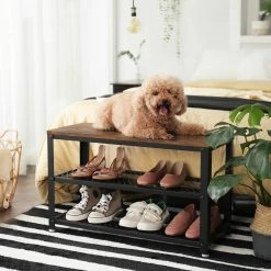 VASAGLE Schuhbank »LBS73 LBS74 LBS078«, Schuhregal mit Sitzfläche, Schuhablage, Flur, verschiedene Größen, vintage Grau -Vasagleaus Geschaft 47c1030a 3ba0 4c02 a21c dfa4ecd0c75e