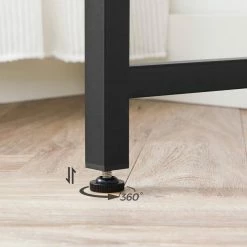 VASAGLE Schreibtisch »LWD41X LWD038 039 041 043«, Computertisch, 80/100/120/140 x 50 x 75 cm, Arbeitszimmer, Büro, einfacher Aufbau, Industrie-Design Grau, Vintage -Vasagleaus Geschaft 4a81a66a 89bb 4bcf 98f4 1860df8f6055