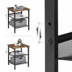 VASAGLE Nachttisch »LET24X«, Beistelltisch-Set, 2er-Set Sofatische, vintage 17 VASAGLE Nachttisch »LET24X«, Beistelltisch-Set, 2er-Set Sofatische, vintage -Vasagleaus Geschaft 4af6a9a2 5690 4891 89dd 06489bfd046b