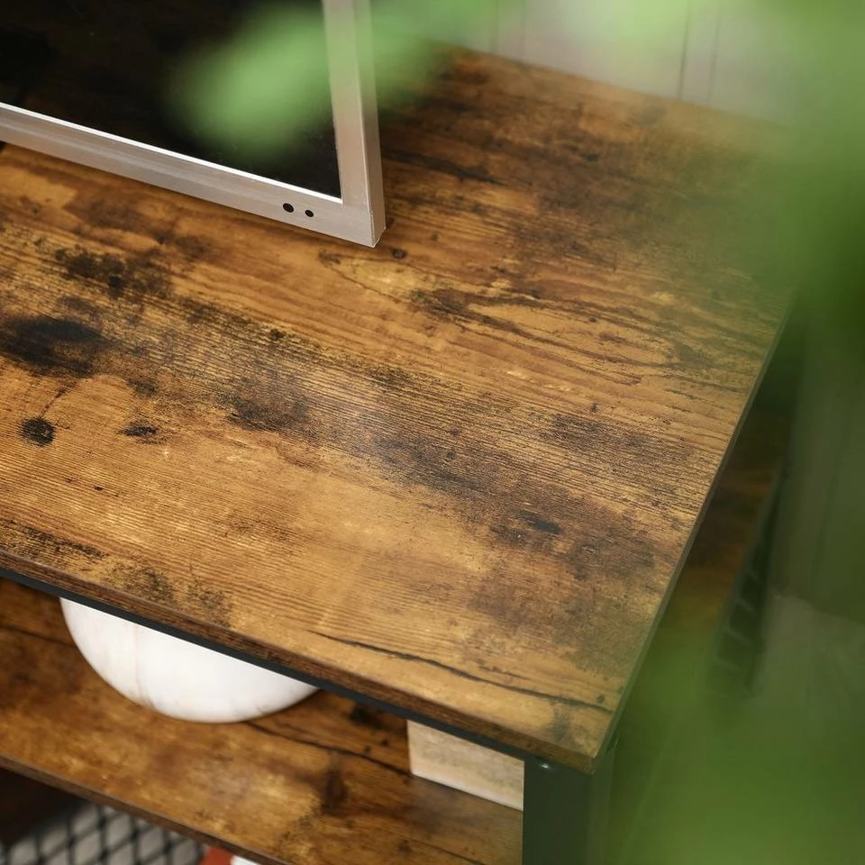 VASAGLE Lowboard »LTV50BX LTV40BX«, großer Fernsehtisch, TV-Schrank, Konsolentisch, 140/100 x 40 x 51,5 cm (L x B x H), Schlafzimmer, Wohnzimmer, Vintage 19 VASAGLE Lowboard »LTV50BX LTV40BX«, großer Fernsehtisch, TV-Schrank, Konsolentisch, 140/100 x 40 x 51,5 cm (L x B x H), Schlafzimmer, Wohnzimmer, Vintage – Bild 17