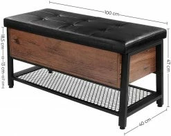 VASAGLE Sitzbank »LSB47BX LSB047B03«, Sitzbank, Eisen, vintage Haselnussbraun 32 VASAGLE Sitzbank »LSB47BX LSB047B03«, Sitzbank, Eisen, vintage Haselnussbraun -Vasagleaus Geschaft 4c6e0d29 ee5b 43bd afa6 c41ee176a528