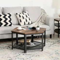 VASAGLE Couchtisch »LCT16X«, Kaffeetisch Holzoptik, vintage -Vasagleaus Geschaft 4cb4153b 06c2 4314 a526 6f787a636fc9