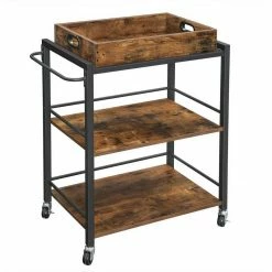 VASAGLE Servierwagen »LRC72X«, Küchenregal, Küchenwagen mit abnehmbarem Tablett, vintage 18 VASAGLE Servierwagen »LRC72X«, Küchenregal, Küchenwagen mit abnehmbarem Tablett, vintage -Vasagleaus Geschaft 4d6a0e62 cd2a 4e19 95c8 8ea80e88e320