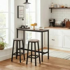 VASAGLE Bartisch »LBT10X LBT010B02«, Küchentisch, 100 x 40 x 90 cm Greige, Vintage -Vasagleaus Geschaft 4e724612 2066 49cd 927c 2c8639a7edcc