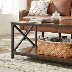 VASAGLE Couchtisch »LCT200B01«, Wohnzimmertisch,X-förmige Streben, 100 x 55 x 45 cm, Landhausstil, vintage 14 VASAGLE Couchtisch »LCT200B01«, Wohnzimmertisch,X-förmige Streben, 100 x 55 x 45 cm, Landhausstil, vintage -Vasagleaus Geschaft 4eb0faea 89ac 41ee 919b 8938cfea9023