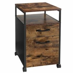 VASAGLE Aktenschrank »OFC71X OFC071B02« Rollcontainer mit 2 Schubladen, vintage Greige-schwarz 21 VASAGLE Aktenschrank »OFC71X OFC071B02« Rollcontainer mit 2 Schubladen, vintage Greige-schwarz -Vasagleaus Geschaft 52f661a0 784c 43aa ad27 86cca5eca615