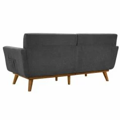 VASAGLE 3-Sitzer »LCS030«, Couch für Wohnzimmer, Beine aus Massivholz, Mid-Century Stil, 191 x 80,5 x 86 cm Beige, Grau -Vasagleaus Geschaft 535024d1 6d9a 4f85 84ce 2b872059e5e5